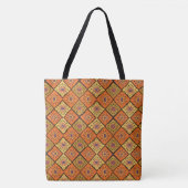 0168 - Orange Mandala Tiles - Sac fourre-tout (Devant)