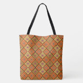 0168 - Orange Mandala Tiles - Sac fourre-tout (Dos)