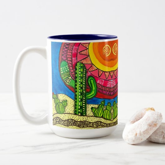 0175 - Mok van de woestijnreus (Met donut)