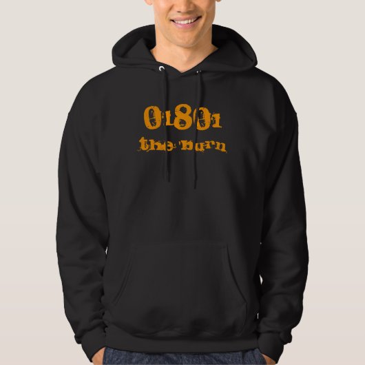 01801 De 'brandwond' Hoodie (Voorkant)
