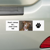 019 (1) perfecte puppy pic van Brandy Bumpersticker (Op auto)