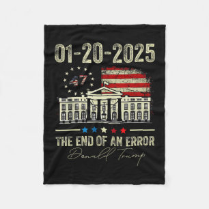 01-20-2025 Het einde van een fout President Inaugu Fleece Deken