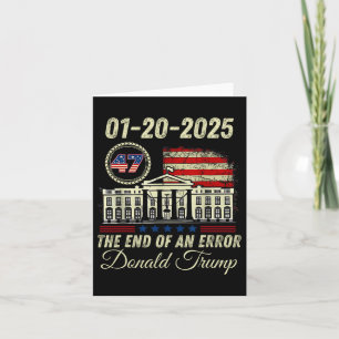 01-20-2025 Het einde van een fout President Inaugu Kaart
