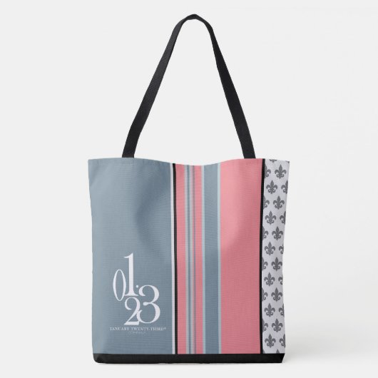 01.23 Ontwerper fleur-de-lis Draagtas (Achterkant)