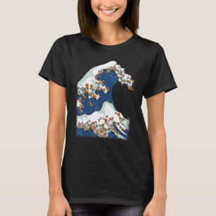 01 De Grote Golf Van Poodles Vintage Japans & P T-shirt