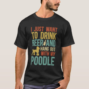 01 Grappige Poodle Vader van Een Poodle Vader T-shirt