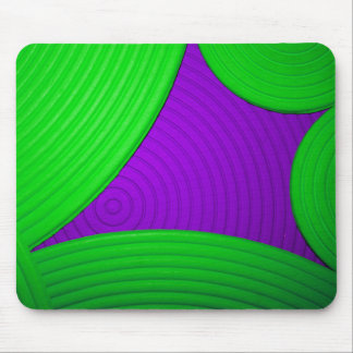 01 Groene en Paarse Starburst Mousepad Muismat