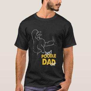 01 Heren Beste Poodle Vader Ooit Hond Poodle Vader T-shirt