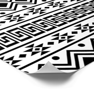 02012020 Tribal etnische Patroon-02 Poster