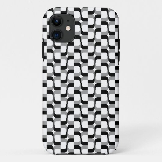 020614 - Grijs en zwart op wit Case-Mate iPhone Case (Achterkant)