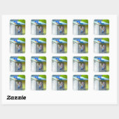 020 Bluebird Nesting Sticker 1.5x1.5 Blad van 20 (Vel)