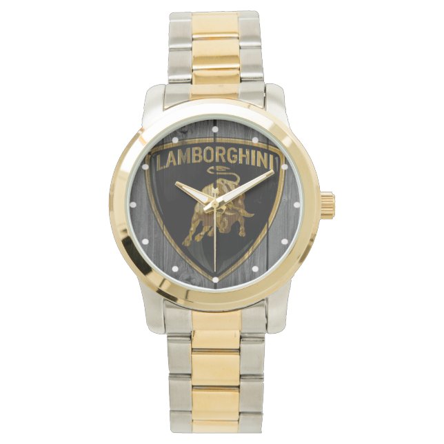 027 Lamborgini Logo Accessoires Horloges (Voorkant)