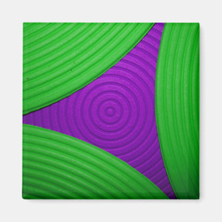 02 Groene & Paarse driehoekmagneet Magneet