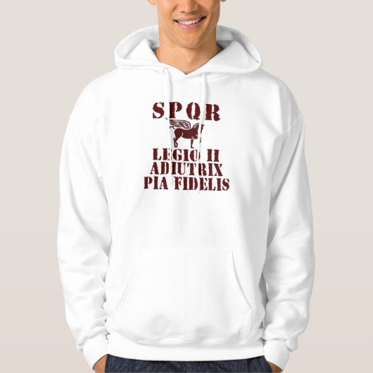 02 Het 2e Romeinse Legion Pegasus Apparel van Vesp Hoodie (Voorkant)