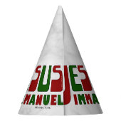 02 "JESUS, Immanuel Kerstmis" Feesthoedjes (Achterkant)