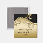 02 Or et Noir 50e Anniversaire  Aimant (Recto/Verso)