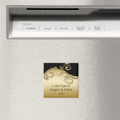 02 Or et noir 50e Anniversaire Magnet (In Situ (Lave-vaisselle))