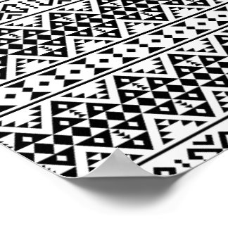 03012020 Tribal etnische Patroon-02 Poster
