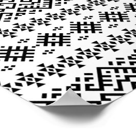 03012020 Tribal etnische Patroon-05 Poster