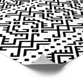 03012020 Tribal etnische Patroon-07 Poster