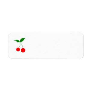 031 RED CARTOON RED CHERRIES CLIPART VECTOR GRAPHI ETIKET