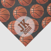 03of12 Basketball Patroonpapier Tissuepapier (Detail)