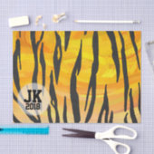 03of12 Tiger Patroonpapier Tissuepapier (Craft)