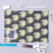 03of12 Volleybal Patroon Weefsel Papier (Craft)