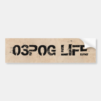 03POG Leven Bumpersticker