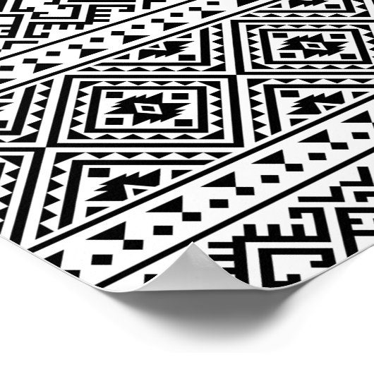 04012020-Tribal-Ethical-Pattern-08 Poster (Hoek)