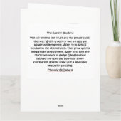 040 matte de la carte 8.5x11 de cour d'oiseau bleu (Dos)