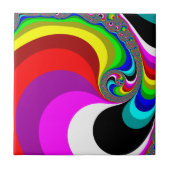 040 Obama - Fractal Art Tegeltje (Voorkant)