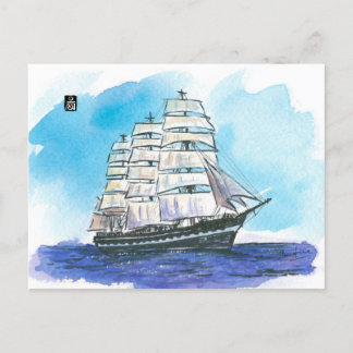 (042) Het pektallschip Briefkaart