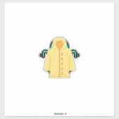042-regenjas sticker (Vel)