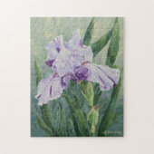 0440 Paarse iris Legpuzzel (Verticaal)