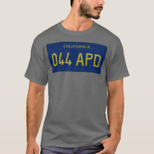 044 APD California licence bord Lt T-shirt