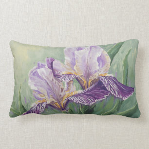 0455 Paars Irises Kussen