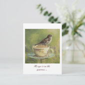 0470 Sparrow Briefkaart (Staand voorkant)