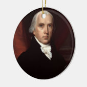 04 James Madison Keramisch Ornament (Links)