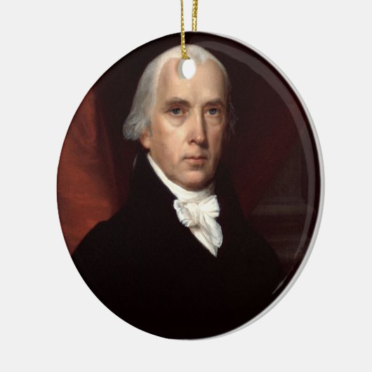 04 James Madison Keramisch Ornament (Links)