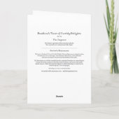 04 la carte de voeux de tarot d'empereur (Dos)