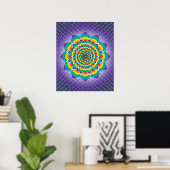 04 ZWEEFSELS MANDALA POSTER (Thuiskantoor)