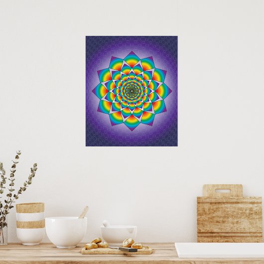 04 ZWEEFSELS MANDALA POSTER (Keuken)