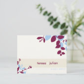 051-Tonya :: CARTE DE RÉPONSE RSVP PLATE (Debout devant)