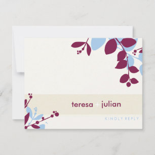 051-Tonya :: CARTE DE RÉPONSE RSVP PLATE