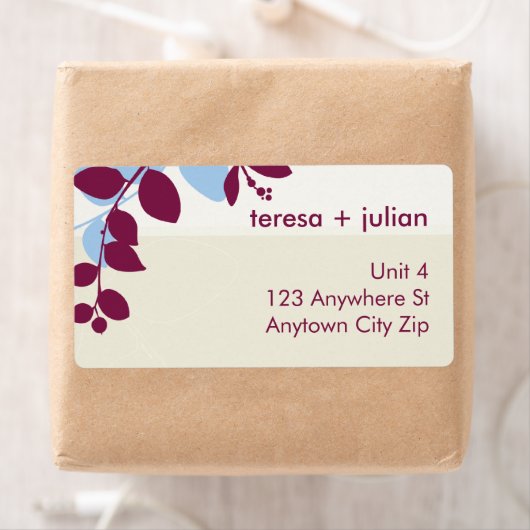 051-Tonya :: GROTE ADRESETIKETTEN Etiket (Insitu)