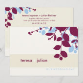 051-Tonya :: invitations de mariage 1 (Devant / Derrière)