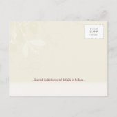 051 Tonya :: SAVE THE DATE :: native Aankondigingskaart (Achterkant)