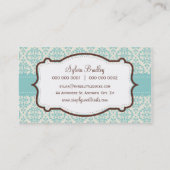 055-Amy :: carte de visite - funky damask v1 (Dos)