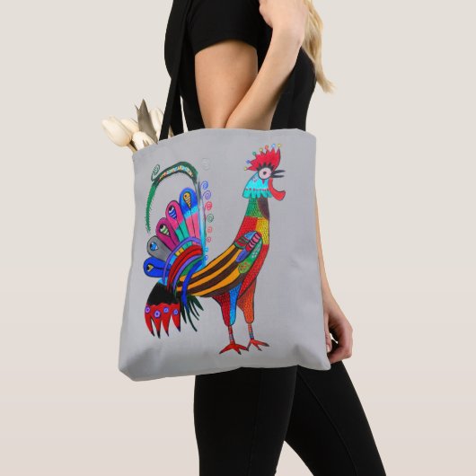 055 - Sac fourre-tout de coq (De près)